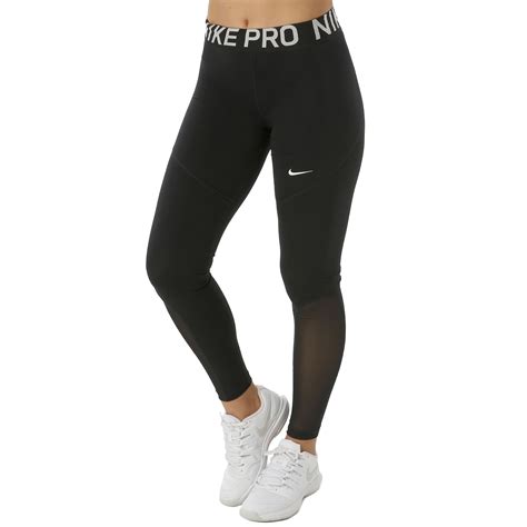 nike pro damen trainingstight schwarz weiß m|Damen Nike Pro Training & Fitness Hosen & Tights.